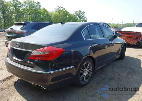 2013 Hyundai Genesis 3.8 из США, поврежденный, VIN KMHGC4DD6DU251108